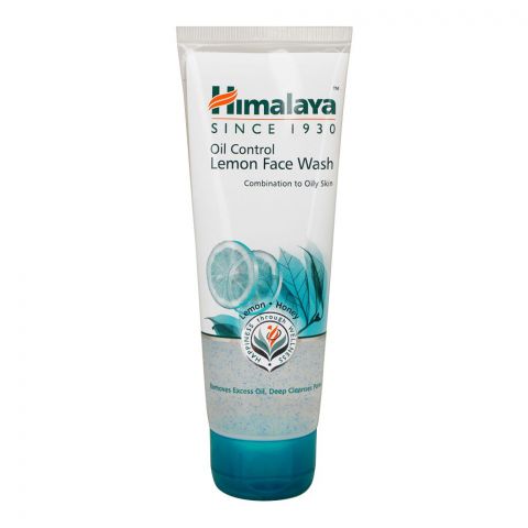 Himalaya Oil Control Lemon Face Wash, For Combination To Oily Skin Type, Removes Excess Oil, Deep Cleanses Pores, 100ml