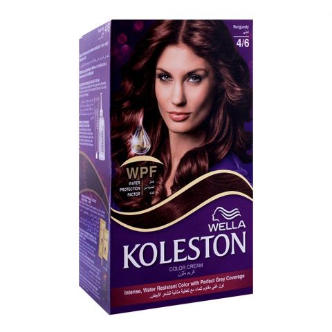 Wella Koleston Color Cream Kit, 4/6 Burgundy