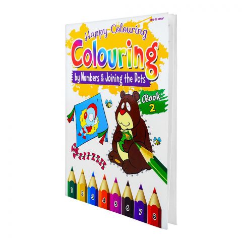 Paramount Coloring By Numbers & Joining The Dots Book, Happy Coloring Book
