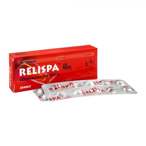 Searle Relispa Tablet, 40mg, 20-Pack