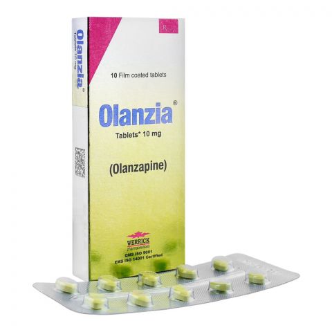 Werrick Pharmaceuticals Olanzia Tablet, 10mg, 10-Pack