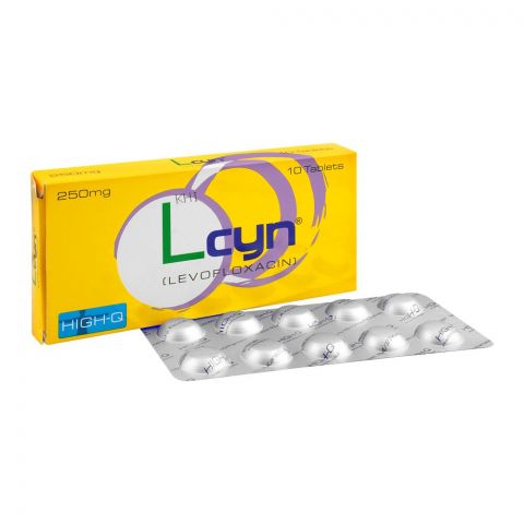 High-Q Pharmaceuticals Lcyn Tablet, 250mg, 10-Pack