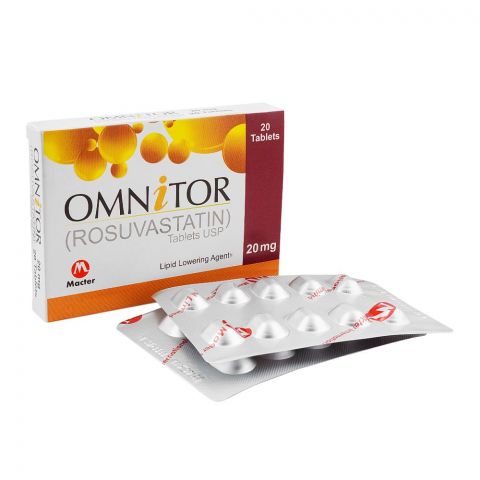 Macter Pharma Omnitor Tablet, 20mg, 20-Pack