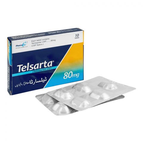 PharmEvo Telsarta Tablet, 80mg, 10-Pack