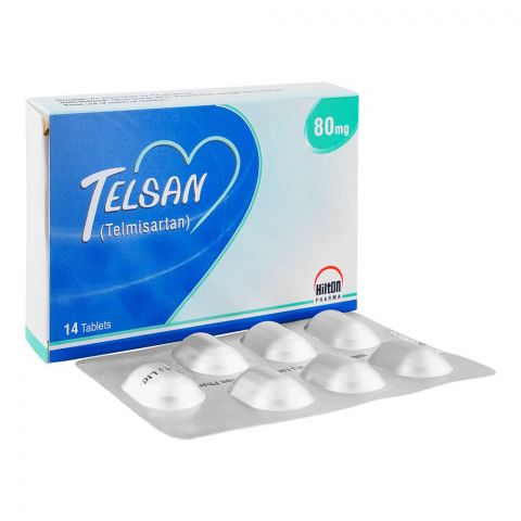 Hilton Pharma Telsan Tablet, 80mg, 14-Pack