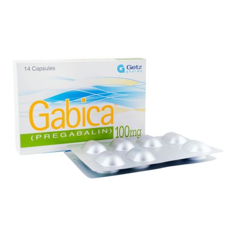 Getz Pharma Gabica Capsule, 100mg, 14-Pack