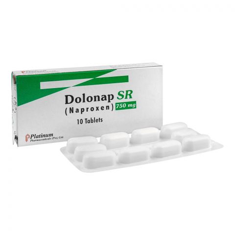 Platinum Pharmaceuticals Dolonap SR Tablet, 750mg, 10-Pack