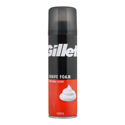Gillette Original Scent Shave Foam, 200ml