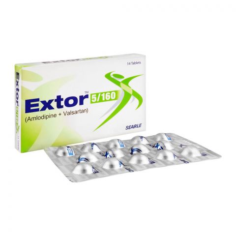 Searle Extor Tablet, 5/160mg, 14-Pack