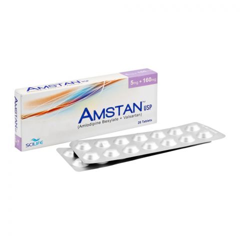 Scilife Pharma Amstan Tablet, 5mg + 160mg, 28-Pack
