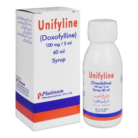Platinum Pharmaceuticals Unifyline Syrup, 100mg/5ml, 60ml
