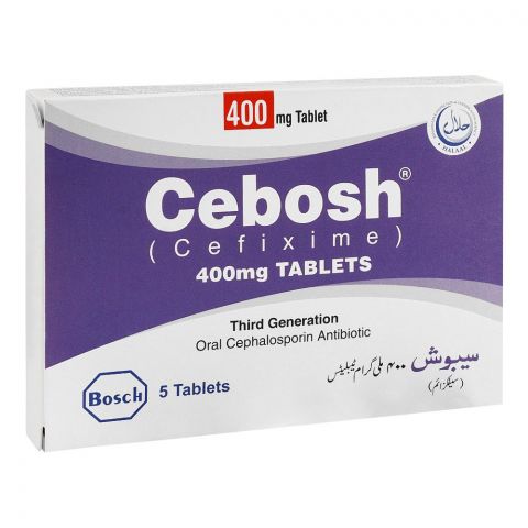 Bosch Pharmaceuticals Cebosh Tablet, 400mg, 5-Pack