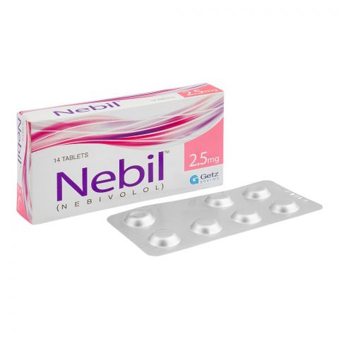 Getz Pharma Nebil Tablet, 2.5mg, 14-Pack