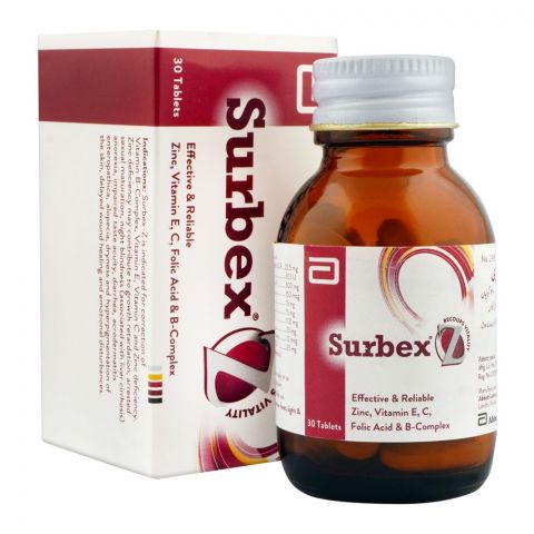 Abbott Surbex Z Tablet, 30-Pack