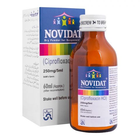 Sami Pharmaceuticals Novidat Dry Suspension, 250mg/5ml