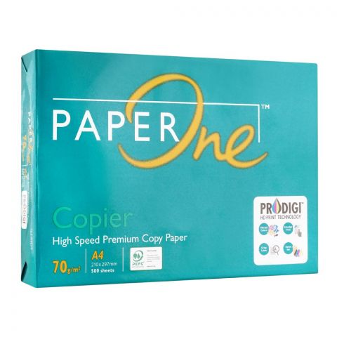 Paper One 70g/m, A4 Size, 500 Sheets