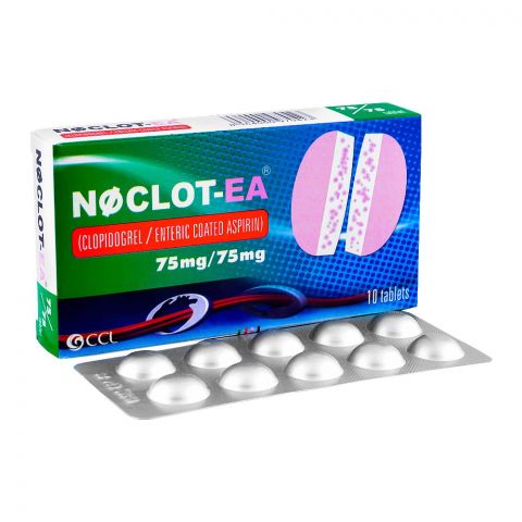 CCL Pharmaceuticals Noclot-EA Tablet, 75mg/75mg, 10-Pack