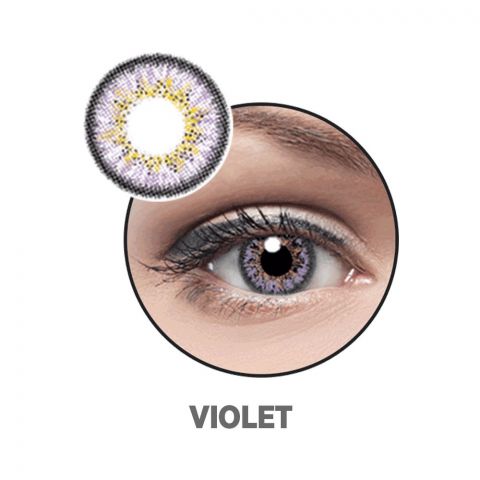 Optiano Soft Color Contact Lenses, Violet