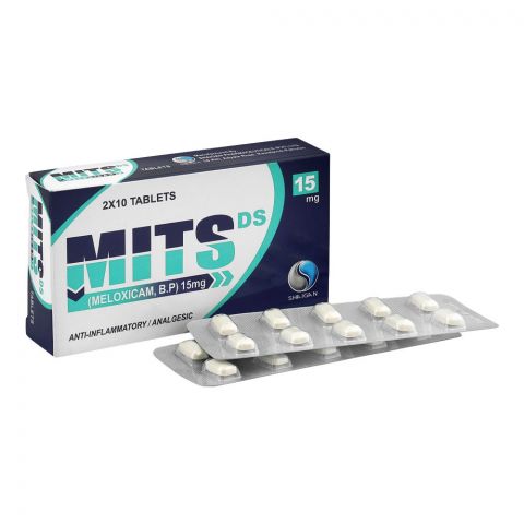 Shaigan Pharmaceuticals Mits DS Tablet, 15mg, 20-Pack