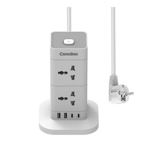 Camelion 12in1 3m Cord Universal Power Socket, CMS-308-CBH