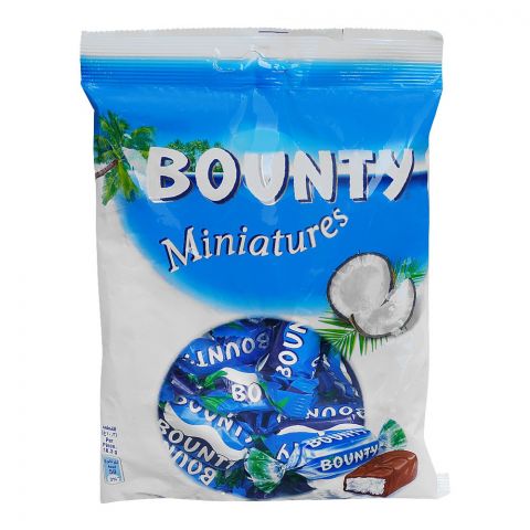Bounty Minitures Chocolate Pack, 150g