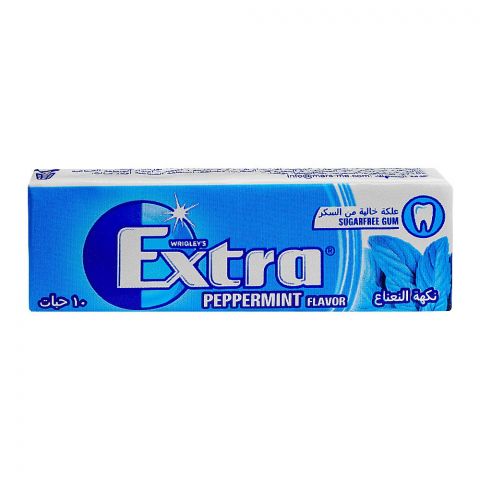 Wrigley's Extra Sugar-Free Peppermint Gum, 14g