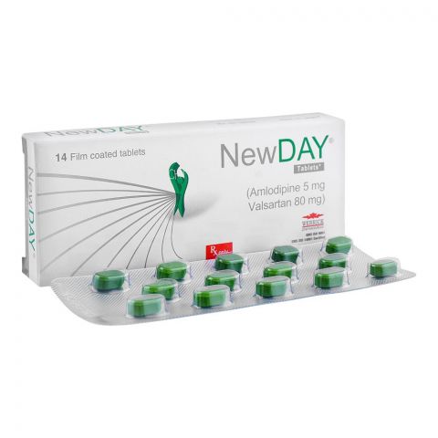Werrick Pharmaceuticals Newday Tablet, 5mg/80mg, 14-Pack
