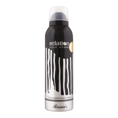Rasasi Relation Homme Deodorant Spray, For Men, 200ml