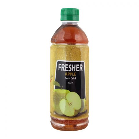 Fresher Apple Fruit Drink, 500ml, Bottle