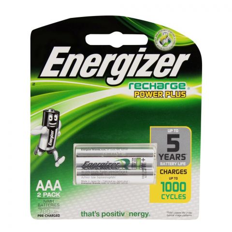 Energizer Rechargeable AAA Batteries 2-Pack