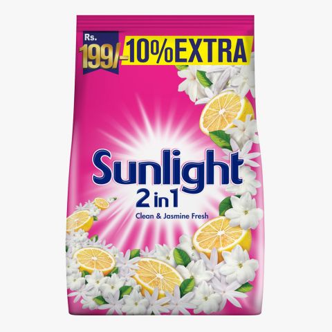 Sun Light 2-in-1 Clean & Jasmine Fresh Washing Powder 800g