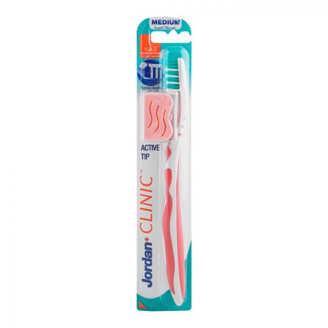 Jordan Clinic Active Tip Toothbrush, Medium