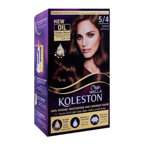 Wella Koleston Color Cream Kit, 5/4 Chestnut