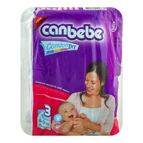 Canbebe Comfort Dry Midi No. 03, 4-9 KG, 36-Pack