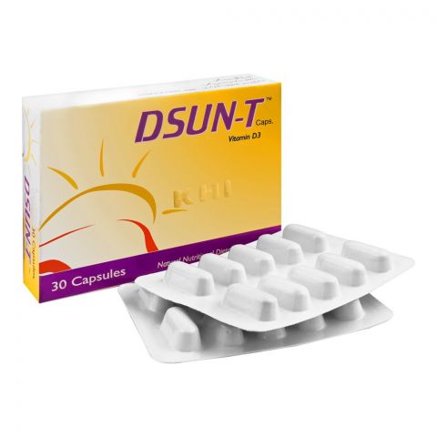 Neuvic Pharma DSun -T Capsule, Vitamin D3, 30-Pack