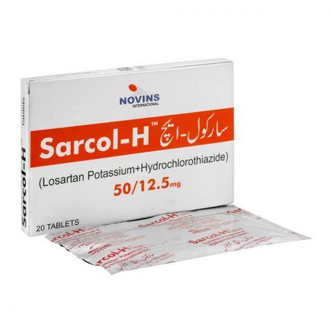 Novins International Sarcol-H Tablet, 50/12.5mg, 20-Pack