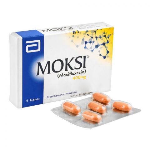 Abbott Moksi Tablet, 400mg, 5-Pack