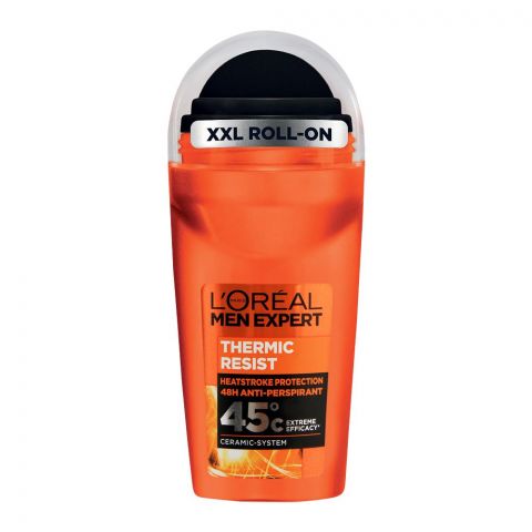 L'Oreal Paris Men Expert Thermic Resist Heat Stroke Protection 48H Anti-Perspirant Roll-On, 50ml