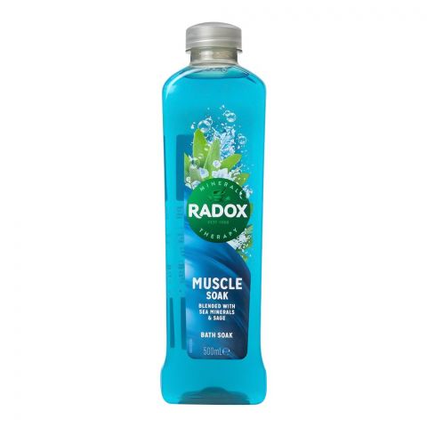Radox Muscle Bath Soak, Blended With Sea Minerals & Sage, 500ml