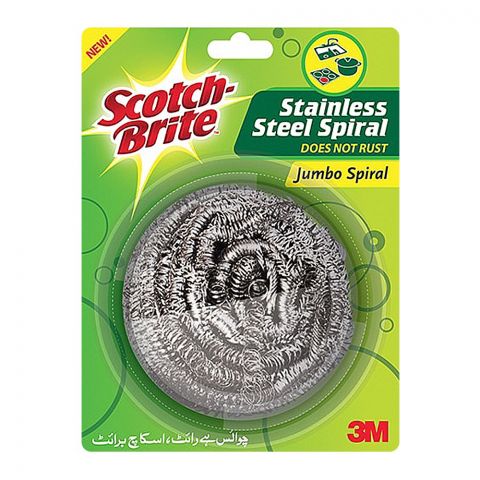 Scotch Brite Stainless Steel Spiral, Jumbo