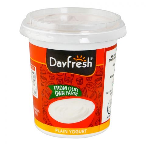 Day Fresh Yogurt Plain Cup, 400g