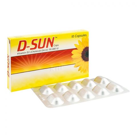 Neuvic Pharma D-Sun Capsule, 50000IU, 10-Pack