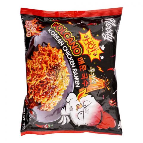 Noody Hot & 2x Spicy Chicken Ramen Noodles, 123g