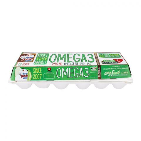 Farm Fresh Omega-3 Eggs, 12-Pack