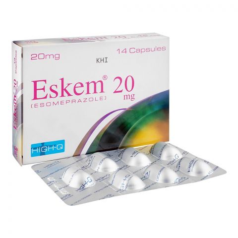 High-Q Pharmaceuticals Eskem Capsule, 20mg, 14-Pack