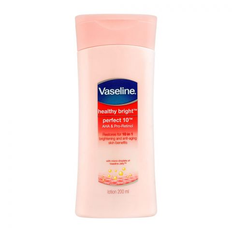 Vaseline Healthy Bright  Protect 10 Body Lotion, 200ml