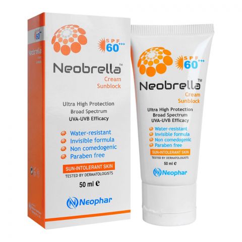 Neophar Neobrella SPF60 Cream Sunblock PA+++, 50ml