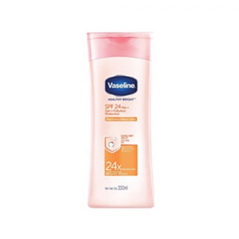 Vaseline Healthy White SPF-24, PA++, Sun+Pollution Lotion, 200ml