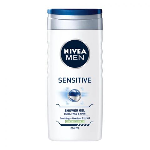 Nivea Men Sensitive Shower Gel, 250ml
