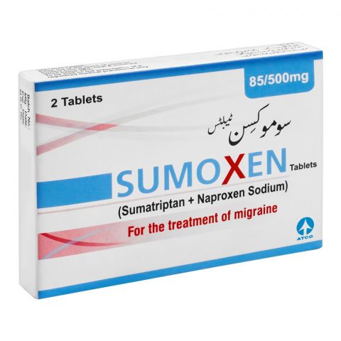 ATCO Laboratories Sumoxen Tablet, 85/500mg, 2-Pack